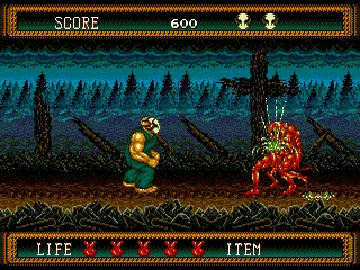 Splatterhouse 2 (Europe) screen shot game playing